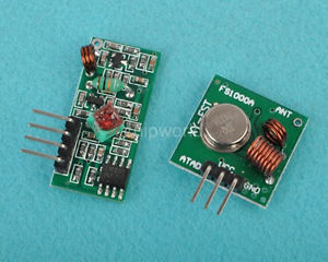 433Mhz WL RF transmitter and receiver link kit for Arduino